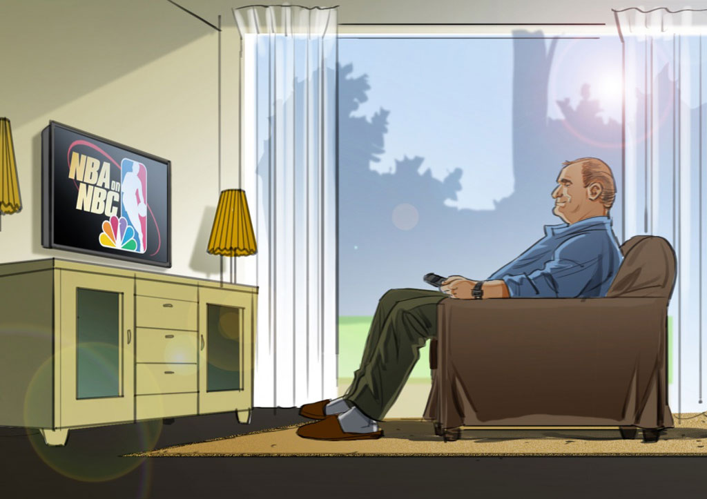 Perry Hamberg | Watching TV